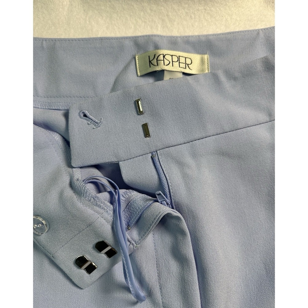 Kasper Light Blue Women's Plus 22w Capris Pants